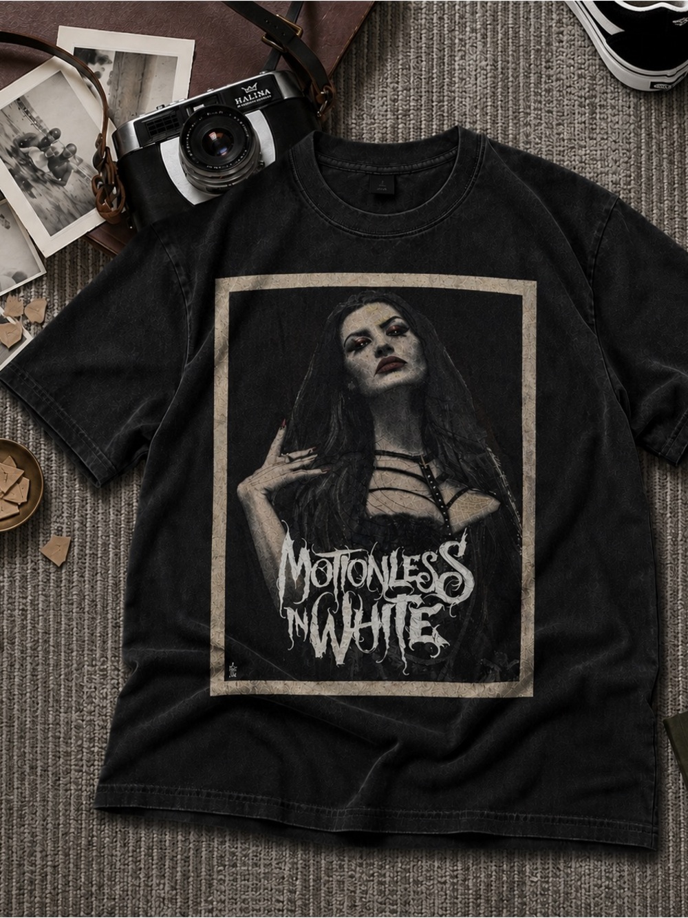 Motionless in white Gothic Shirt, Metalcore Graphic Tee - Unisex